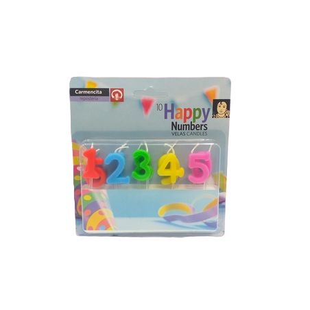 Carmencita Velas Happy Numbers 10