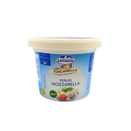 Asturiana Toscanella Mozzarella Perlas 125grs