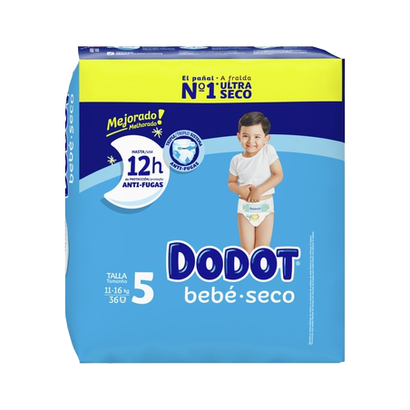 Dodot Pañal T-5 12-17kg 30uds