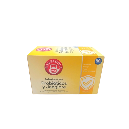 *pompadour Probioticos y Jengibre X 15s