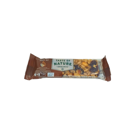 Taste Of Nature Barrita Nueces Brasil 40grs