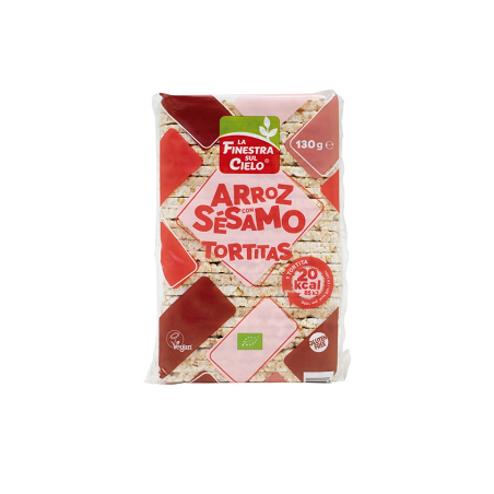 La Finestra Tortitas Arroz Sesamo Bio 130grs