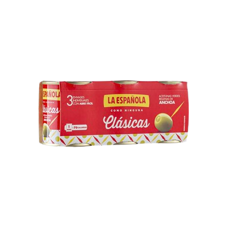 La Española Aceit.Rellenas Anchoa X 3