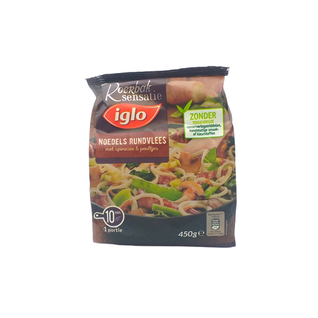 Iglo Noedels Rundvlees 450grs