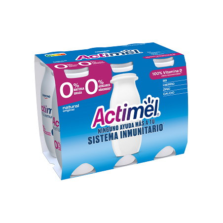 Danone Actimel 0% Natural X 6