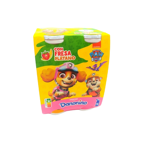 Danone Bebedino Fresa Platano X 4