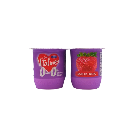 Danone Vitalinea 0% Sabor Fresa X 4