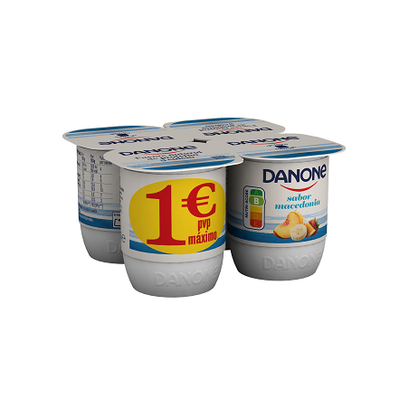 Danone Yoghourt Sabor Macedonia X 4
