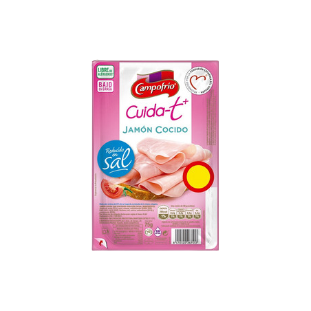 Campofrio Cuida-t Jamon Cocido Extraj.75grs