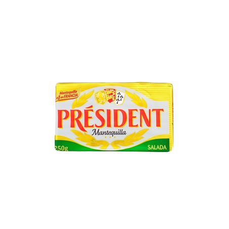 President Mantequilla C/Sal Pastilla 250grs