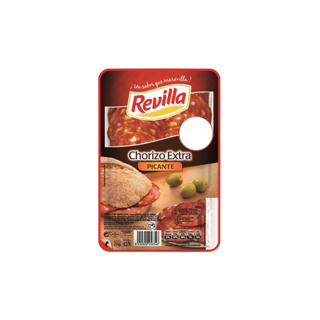 Revilla Chorizo Tradicion Picante Lonch.65grs