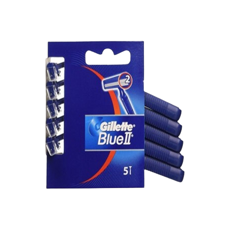 Gillette Blue II Hoja Pack X 5
