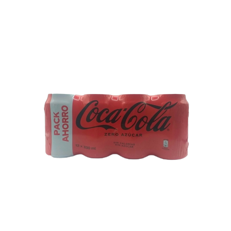Coca Cola Zero Lata Pack 12x33cl