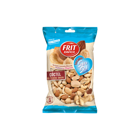 Frit Ravich Coctel Frutos Secos Sin Sal 110grs