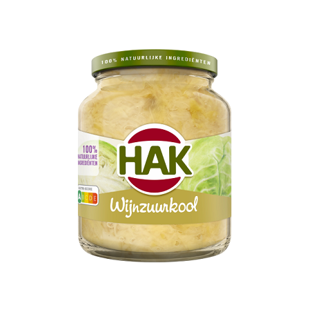 Hak Wijnzuurkool Fco 340grs